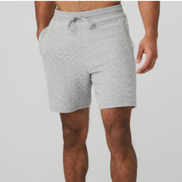 ALO Yoga Shorts Alo Yoga Mens Quilted Stadium Short 7 Inseam